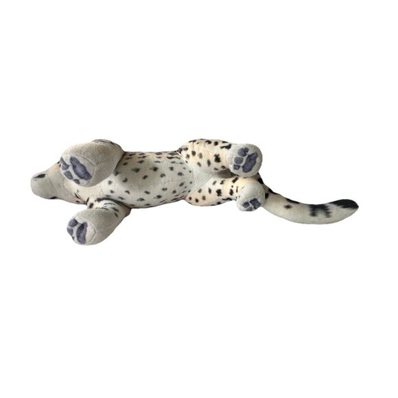 Wild Republic Cuddlekins Jumbo Snow Leopard Plush Stuffed Animal Vintage - Picture 9 of 11